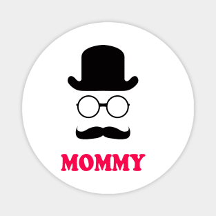 Mommy - Little Man Mustache Magnet